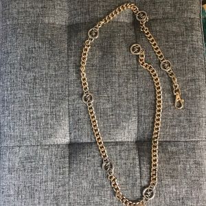 Michael Kors Gold Chain Belt